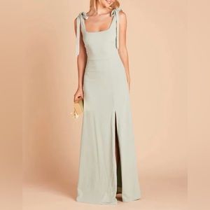 🔴Birdy Grey Sage Crepe Alex Bridesmaid Dress-Medium